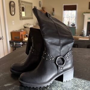 Frye & Co. Women's Adriane Black Zip Boots Size Multiple Sizes Available